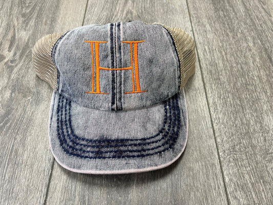 Hollister Criss Cross Pony Hats Orange