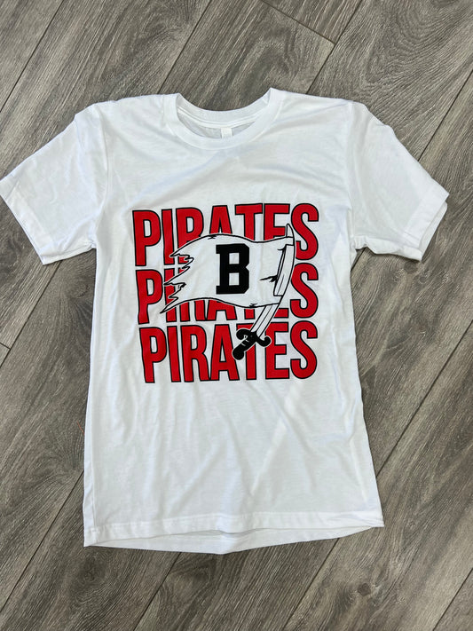 Pirates Pirates Pirates Tee Bella Canvas