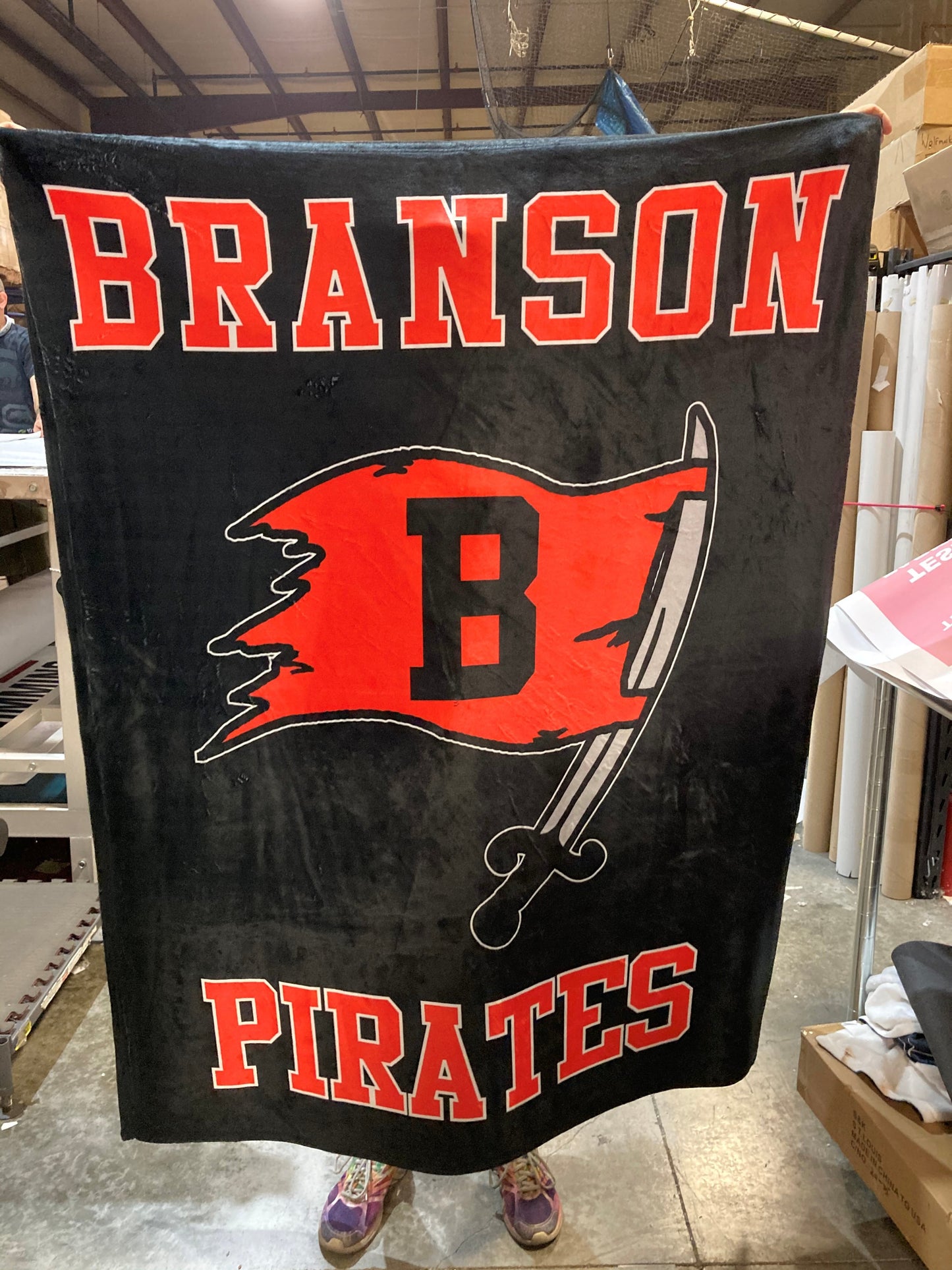 Branson Pirate Flag Blanket