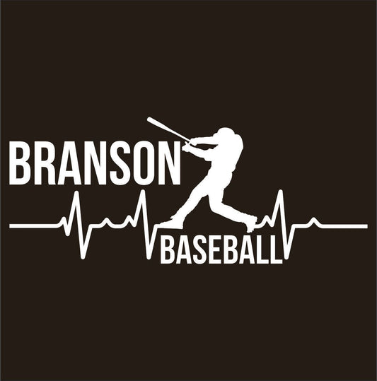 Branson Pirates Baseball Decal