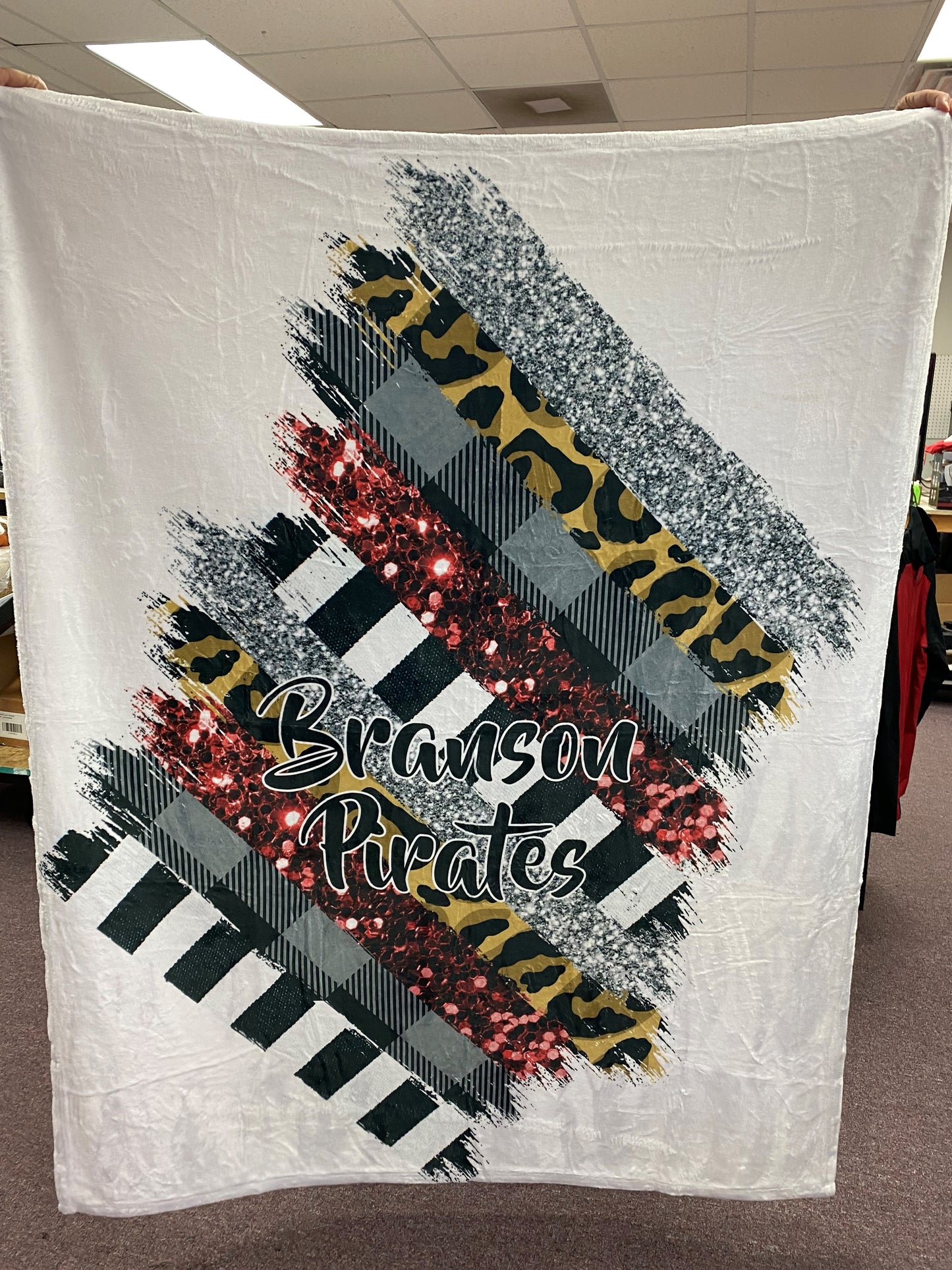 Branson Pirate Glitter Blanket